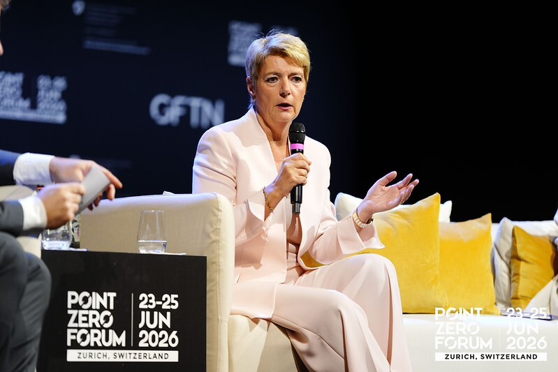 Karin Keller-Sutter, Federal Councillor & Head of the Federal Department of Finance, Switzerland. Image courtesy of GFTN.