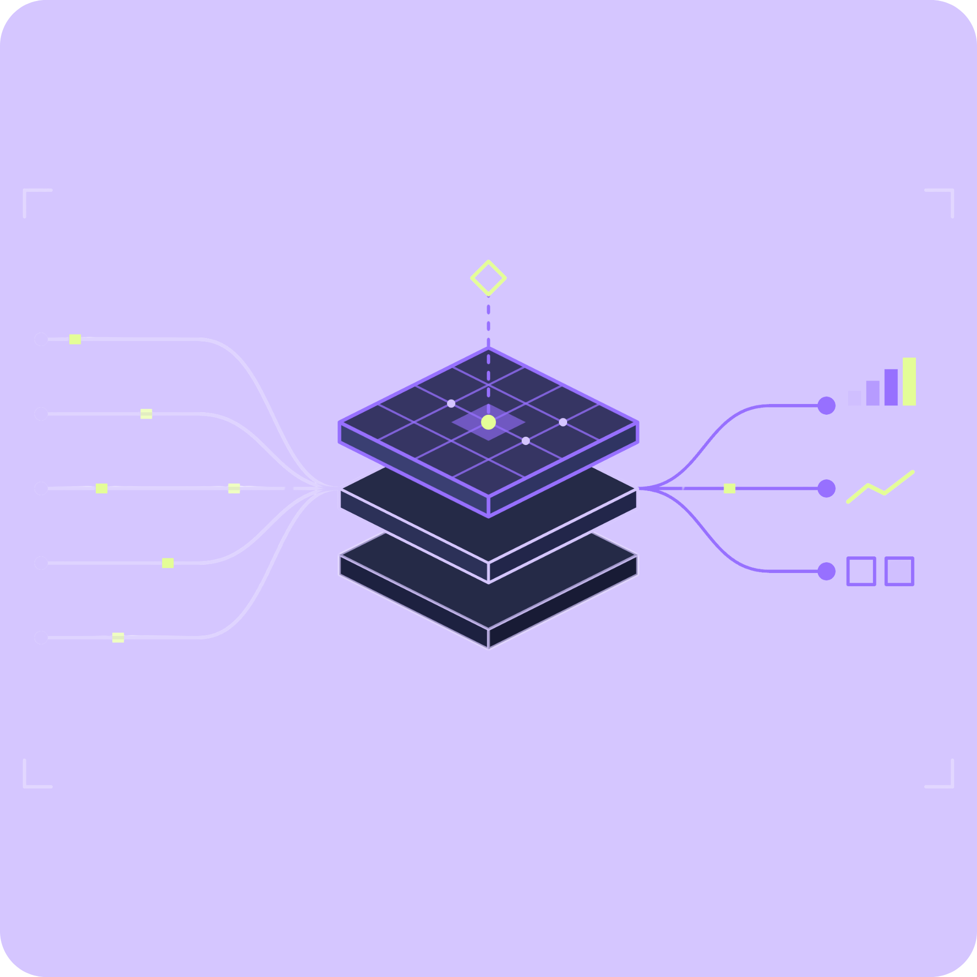 A graphic showing a data platform