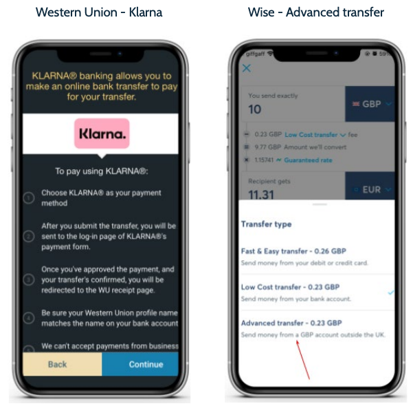 Additional payment methods