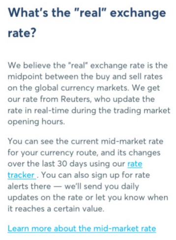 An FAQ page