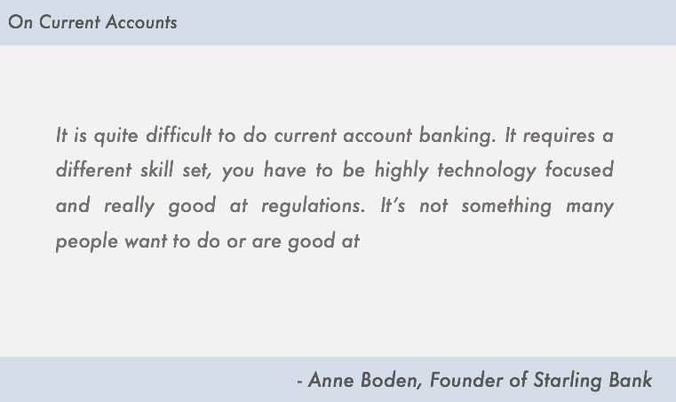 starling bank current accounts